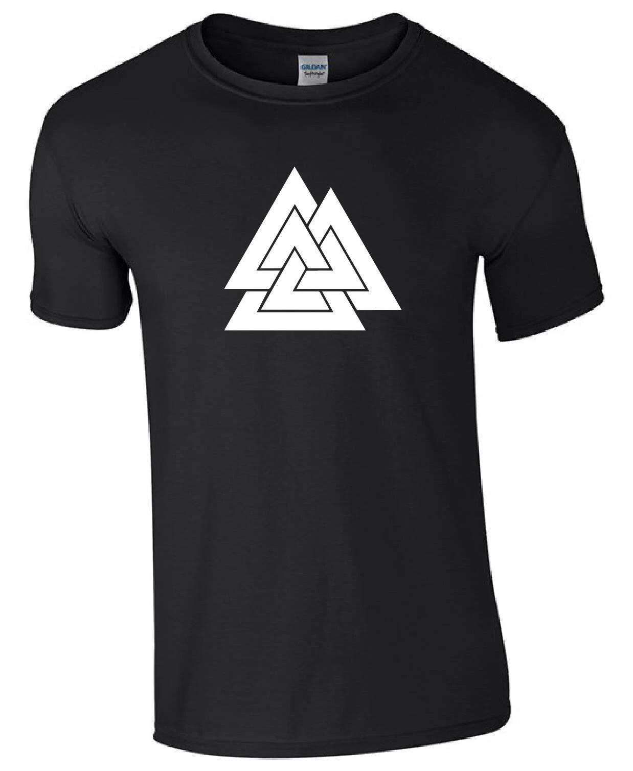 Viking Rune Valknut Thor Odin Kids/Adults Unisex Top T-shirt 2XL