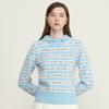 LECOQ GOLF Women'S Striped Hooded Windproof Sweater (Go422Lkpo2)