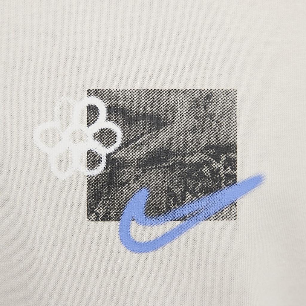 Nike Air Max 90 Soft Comfortable Casual Loose Short Sleeve T-Shirt Men Tops Light-Bone HV5038-072