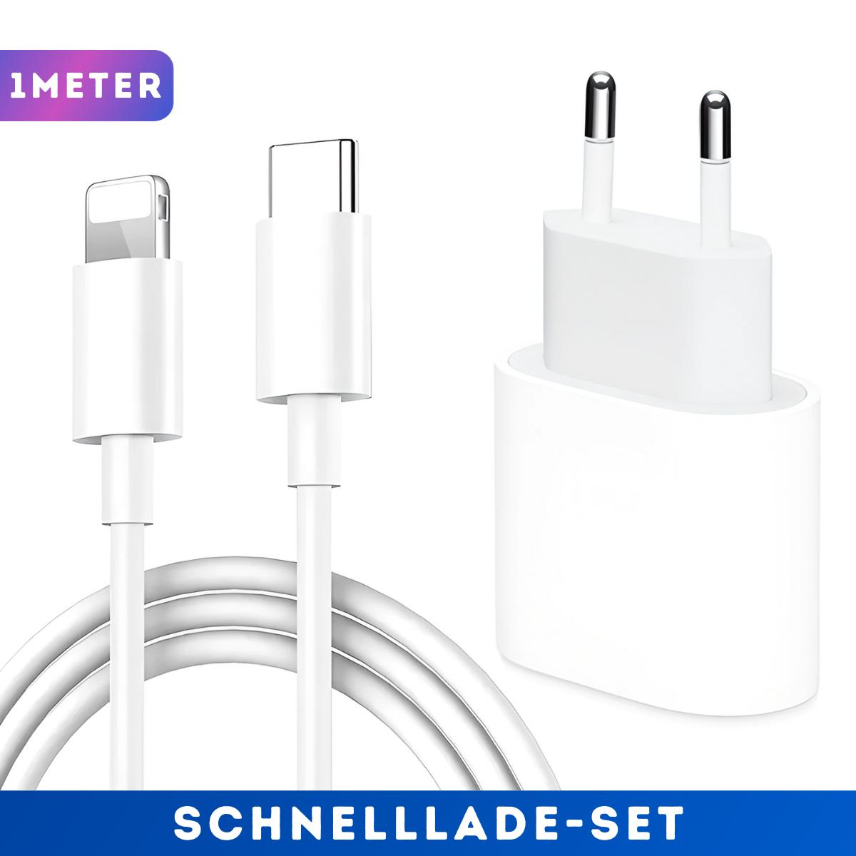 

20 Вт кабель для быстрой зарядки USB C для iPhone 11 12 13 14 Pro Max адаптер 20W+1M cable