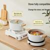 Chuidahuang 24cm Non-Stick Soup Pot with Ceramic Exterior