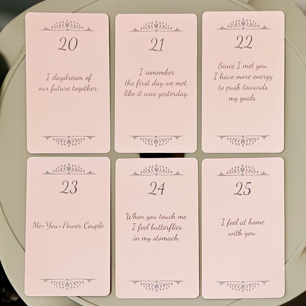 10.3*6cm Soulmate Love Message Oracle Deck 56 Heartfelt Romance Cards for Twin Flame Readings Elegant Pink Oracle Cards