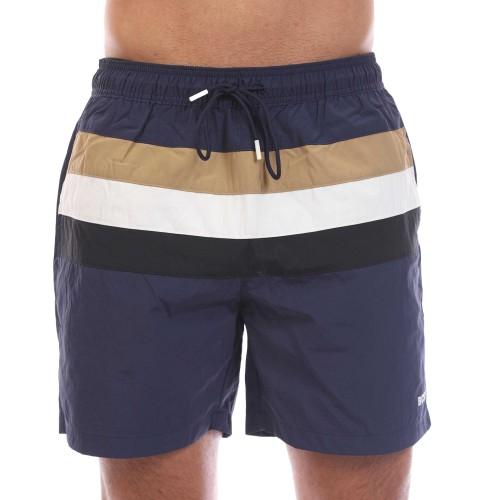 Boss Mens Louis Stripe Swimming Trunks