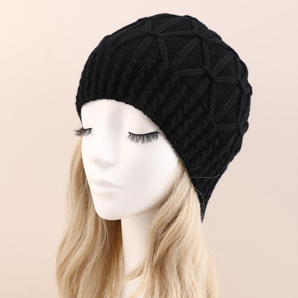 Single Layer Fried Dough Twists Pullover Hat Autumn and Winter New Style Men and Women Knitting Wool Pile Hat Warm Fashion Ear Protection Hat EMA