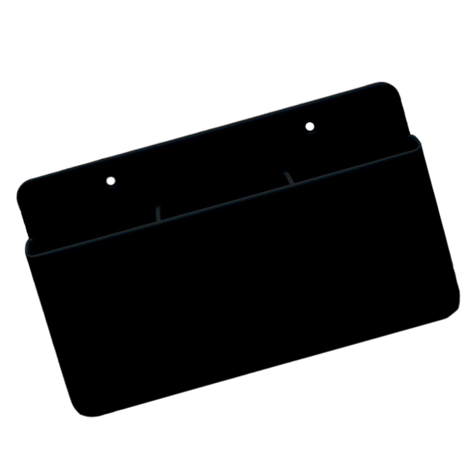 

Прочный клейкий держатель для пульта дистанционного управления, регулируемая полка-разделитель, настенный органайзер для хранения для гостиных, офисов чёрный