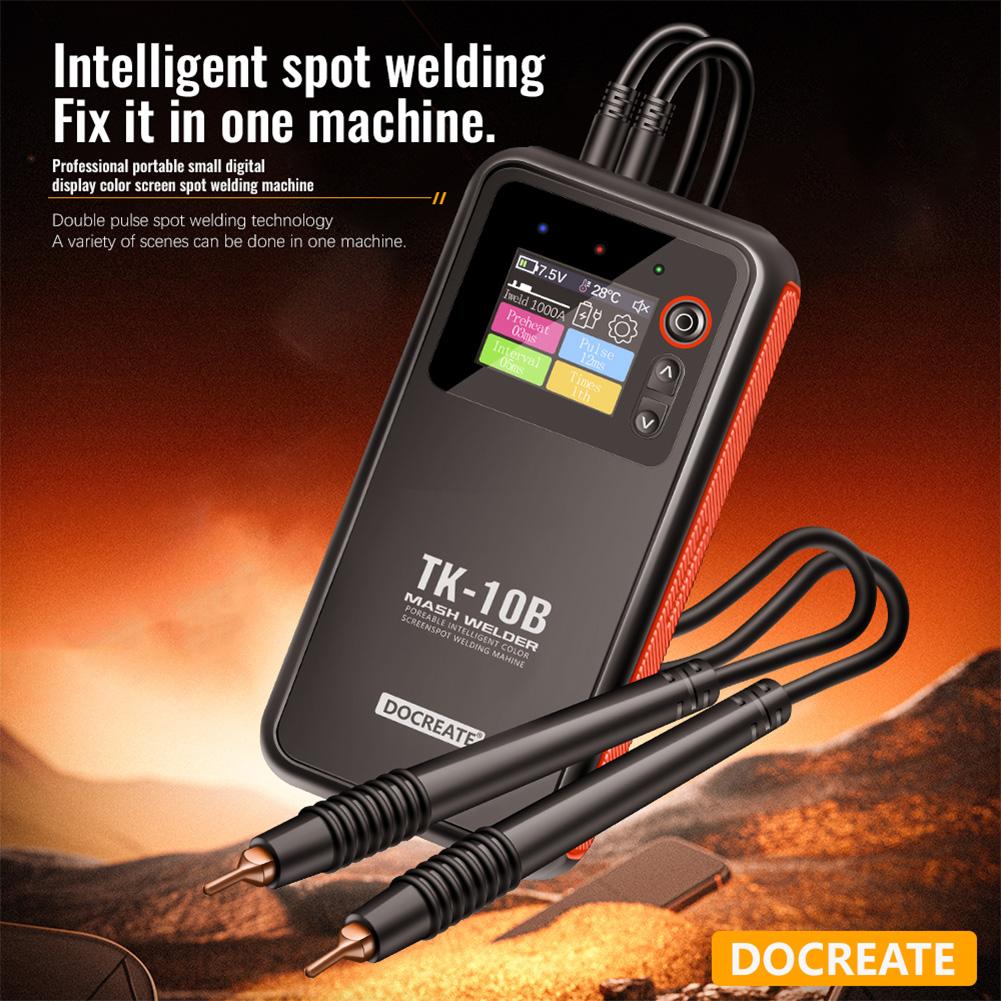 Digitalanzeige Kleine Punktenschweißmaschine Tragbarer Akku-Punktenschweißer Akku-Punktenschweißgerät 18650 Akku-Schweißen