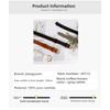 Meier Italian top grain leather belt, double-sided hand-woven women's pant belt, full grain genuine leather waistband