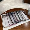 Luxury Plating Clear Silicone Phone Case For iPhone 15 14 13 12 11 Pro Max Lens Protection Case Back Cover