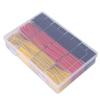 800 Pcs Heat Shrink Tubing Red Yellow Black Shrinkable Insulated Wire Cable Protection Sleeves Combi