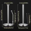 Weighted Base Paper Holder Stainless Steel Napkins Rack Practical Freshness Film Shelf  Bathroom