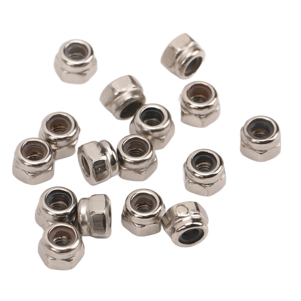 40Pcs RC Wheel Lock Nut Iron M2.5 Hex Accessory Set Kit for 1Celsius18 Climbing Car