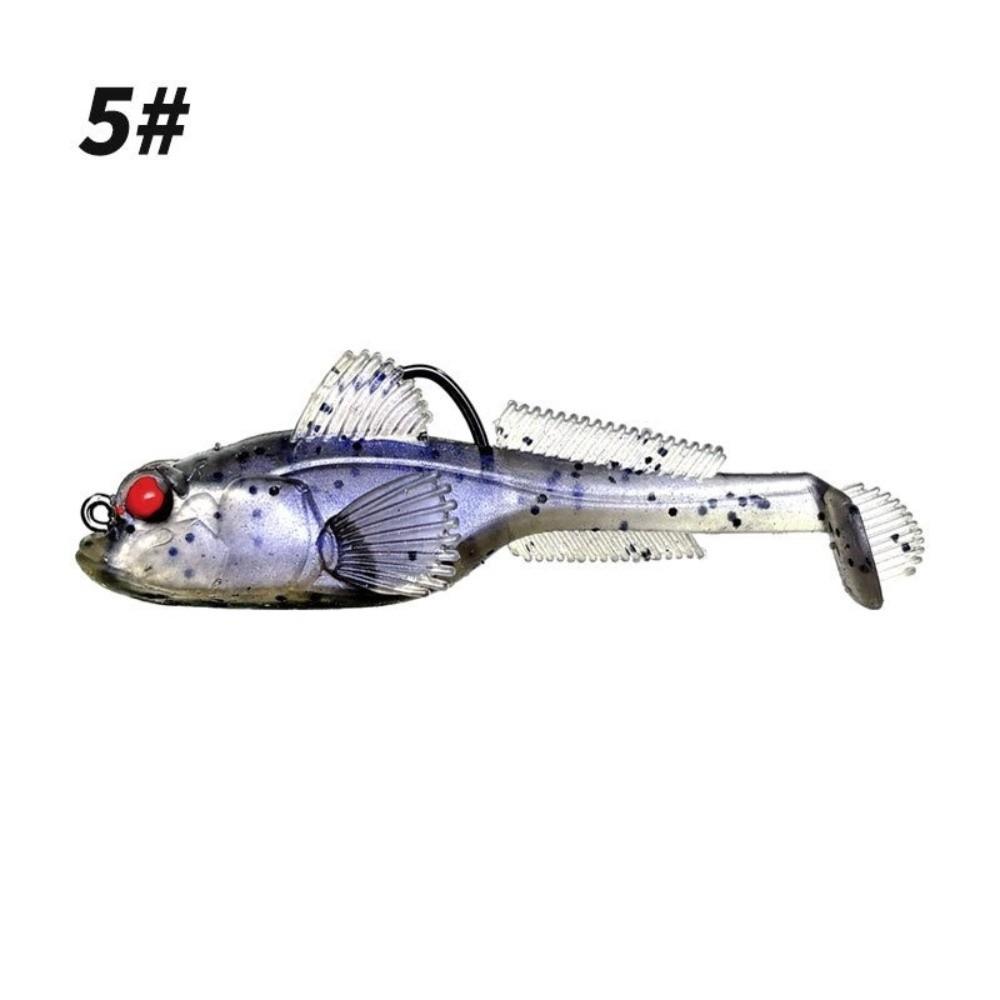 2 Stück 9g Gewicht Silikon Grundel Köder 12g Gewicht Jig Haken Sinkender Weicher Köder Barsch Tackle Weiches Material Bass Shad Tackle