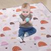 Baby Play Mat Anti Slip Water Proof Grime Proof Multipurpose Portable Baby Floor Mat for High Chair Picnic Crawling