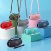 (Case Only) Portable Silicone Case with Shoulder Strap for JBL Charge 5 Bluetooth Speaker, Green - co2CREA