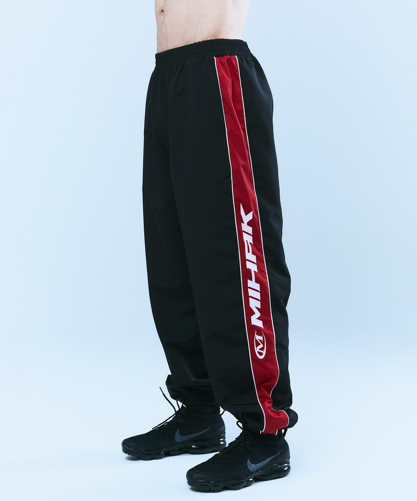 MIHAK Color Block Track Jogger Pants (Black)