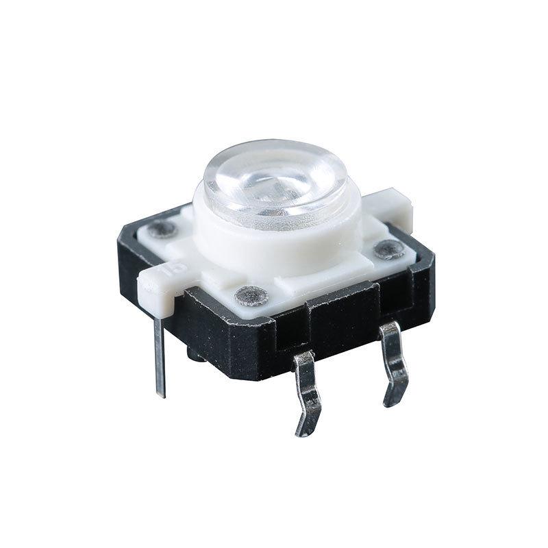 LED Lighted Tactile Key Switch 6x6 - Red, Blue, Green, White, Bicolor Options