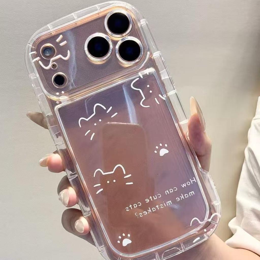 Cute Cat for Iphone17promax Mobile Phone Case Apple 16/14pro Japan and Korea 13/12/15 Thickened