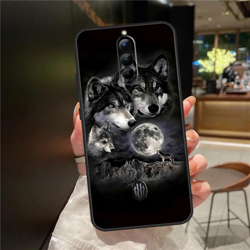 Animal Wolf Galaxy Case For ZTE Nubia Red Magic 11 10 8 8S 9 9S 10S Pro Plus 6 7 6S 7S For RedMagic 10 Air Cover