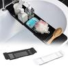 Bathtub Shelf Extendable Bathroom Bathtub Tray Shower Caddy Bamboo Bath Tub Rack Towel Book Holder Storage Organizer Accessories