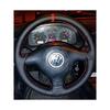 Für Volkswagen VW Golf 4 Passat B5 1996-2003 Seat Leon Polo Geflochtene Auto-Lenkradabdeckung Mikrofaserleder Auto Zubehör
