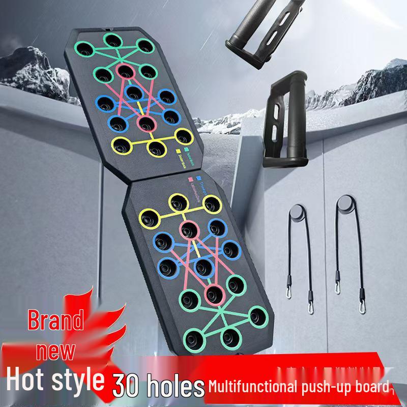 Portable Multifunctional Push-up Board for Home Training - Pectoral and Abdominal Muscle Exercise Equipment for Men