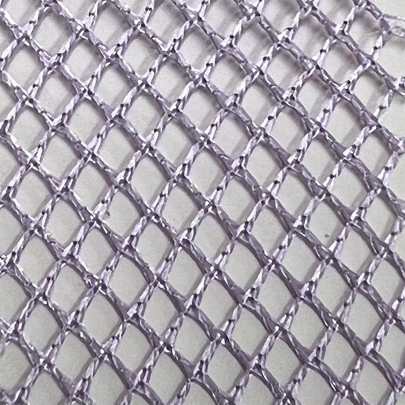 In-Stock K114 Diamond Warp Knit Polyester Mesh Fabric for Bags & Laundry