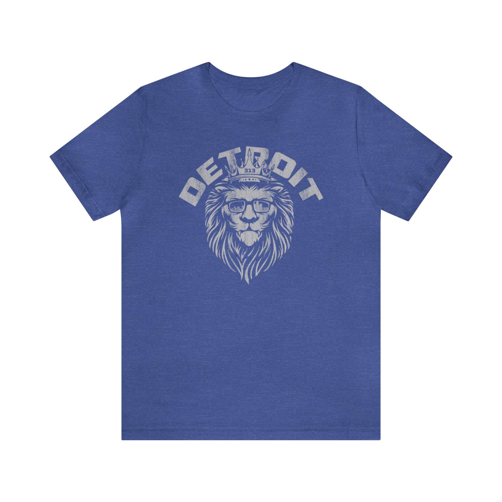 313 King Lion From Detroit Football T-shirt S разноцветный