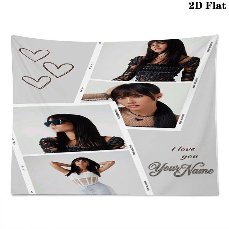 Aitana Name Wandteppich Ästhetischer Wandbehang Bedruckter Stoffdecke Dekorative Wandteppiche für Schlafzimmer Wohnzimmer Heimdekoration