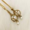 Natural Crystal Holder Necklace Colorful Stone Mesh Pocket Pendant Choker Adjustable Chain Neckchains for Women Girl