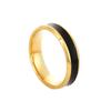 s/Stainlesss Steel Black Finger Ring Men Women Minimalist Smooth Trendy Rings Couple Jewelry Wedding Gift