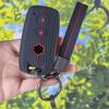 Non-slip Honeycomb Silicone Key Case With Keychain, Portable Protector For Suzuki Swift Grand Vitara SX4 S-Cross XL-7 Remote Key