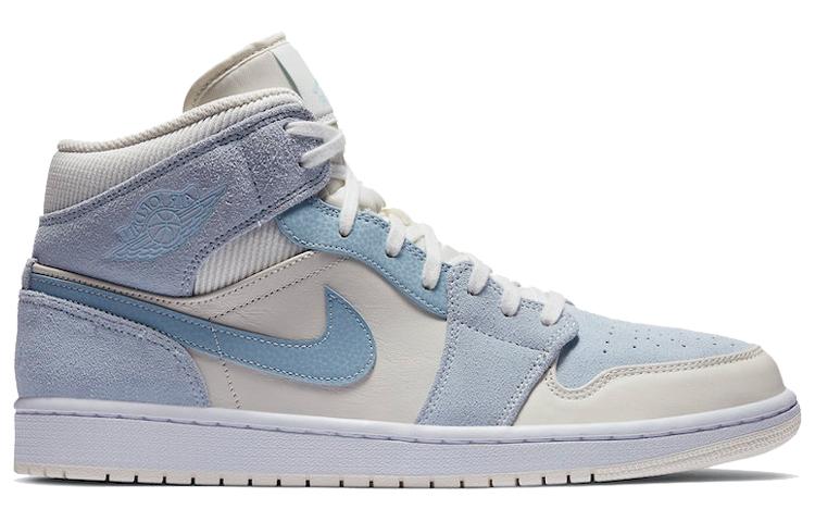 Jordan 1 Mid Gemischte Texturen Blau DA4666-100