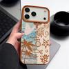 Turtle Fish Print Case For iPhone 17 16 Pro Max iPhone 15 14 13 Pro Max 11 16e 17e Luxury Leather Texture Matte Silicone Cover