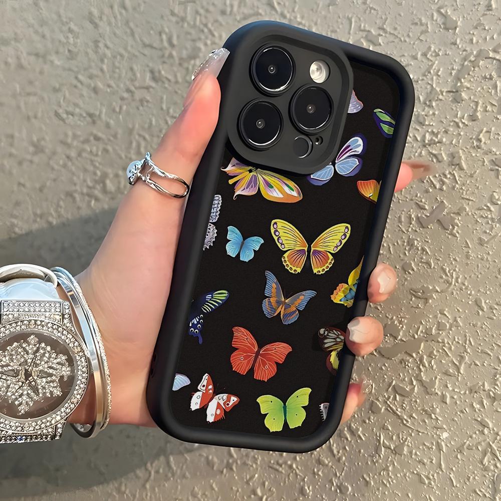 Telefonveske for iPhone 11 13 12 14 15 16 Pro Max 7 8 Plus XR XS Max Samsung A55 S24 S23 A02S Redmi 9 13C 9A 10 A3 OPPO A15S A16 A17 A18 A38 A53 A54 A31