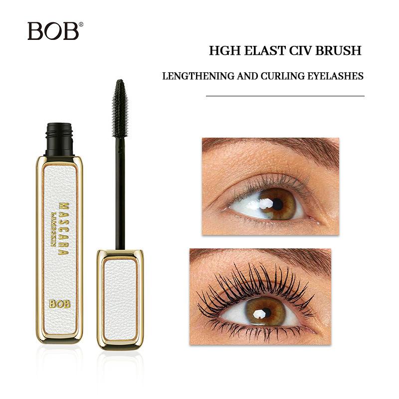 BOB Lammfell vergoldetes Mascara wasserdicht wischfest schlank dicht geschwungener Wimpernprimer