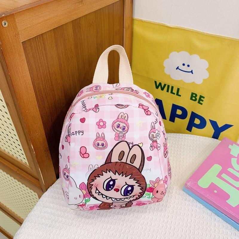 Backpack Featuring Kids Patterned Print Padded Shoulder Travel Straps