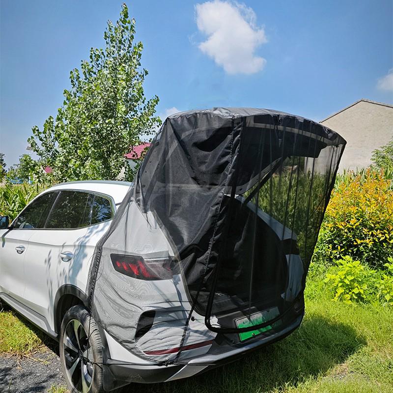 Moskitonetz für die Heckklappe des Autos: Selbstfahrender, Insektenschutz-Netzbeutel für Camping im Freien – Atmungsaktive Kofferraumabdeckung