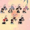 7er Set Rennfahrer-Stil Doppel-Charme Schlüsselanhänger, Bangtan Boys Foto & Cartoon Schlüsselanhänger, Kpop Idol Taschenanhänger für ARMY Fans