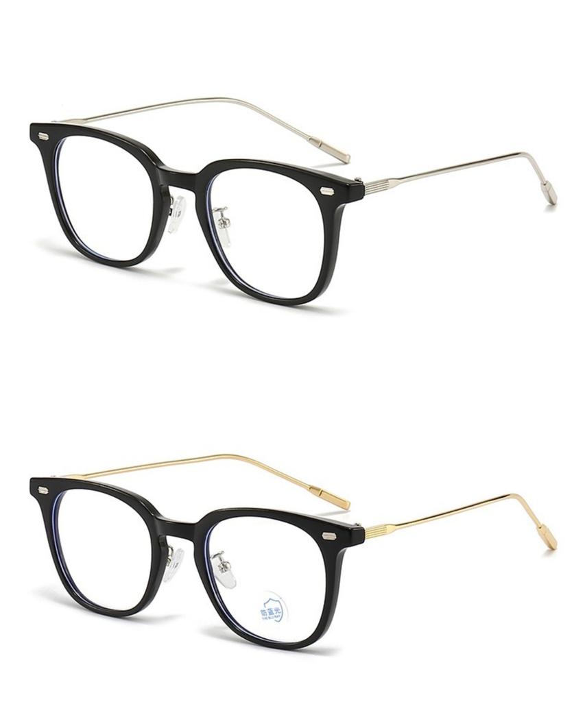 Anti Blue Light Glasses Korean Anti Radiation Eyeglasses Round Metal Frame