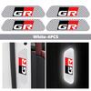 Car Stickers Wheel Eyebrows Reflective Warning Stickers Reflective Strip Accessories For S1 Crown GR Corolla YARIS Auris JH0