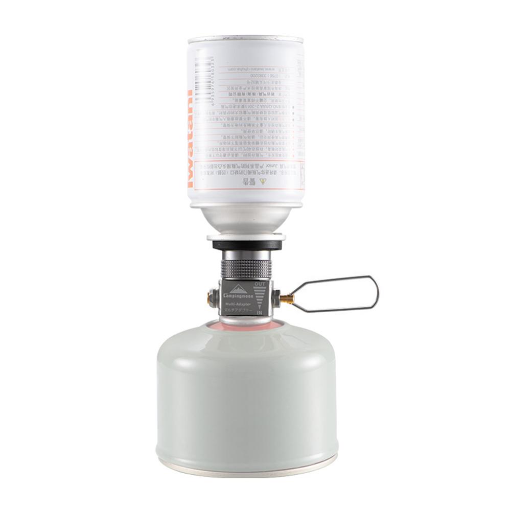 Gas Saver Plus mit Butan-Adapter, Gasadapter für Camping, Rucksackreisen, Wandern