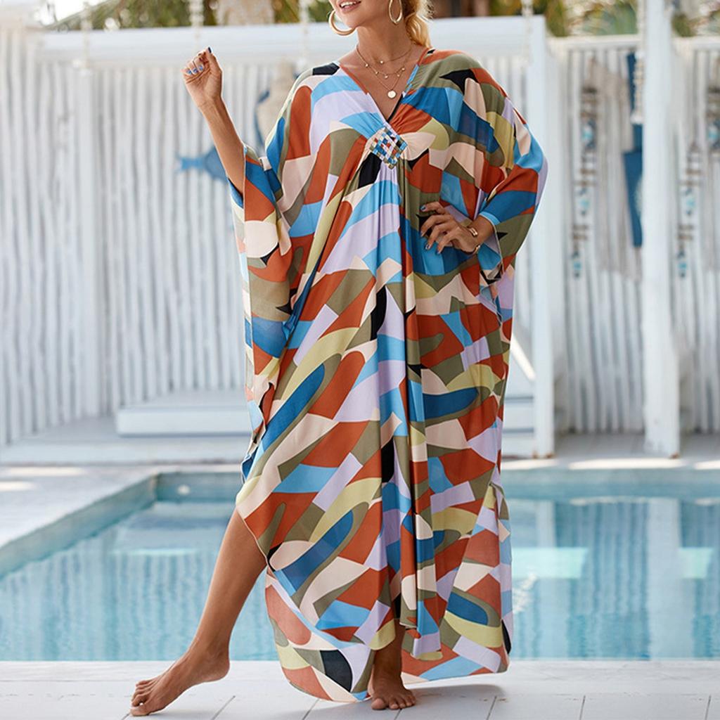 Fashion Beach Bikini Cover-up Swimsuit Outerwear Beach Dress Swimsuit Cape Jacket