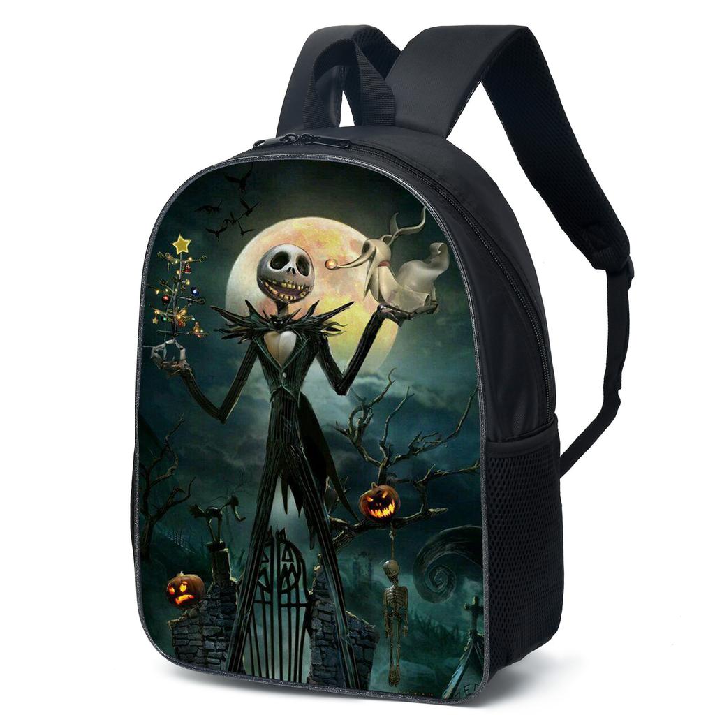 Christmas Eve Horror Thenightmarebeforechristmas Primary And Secondary School School Bags Men'S And Women'S Backpacks