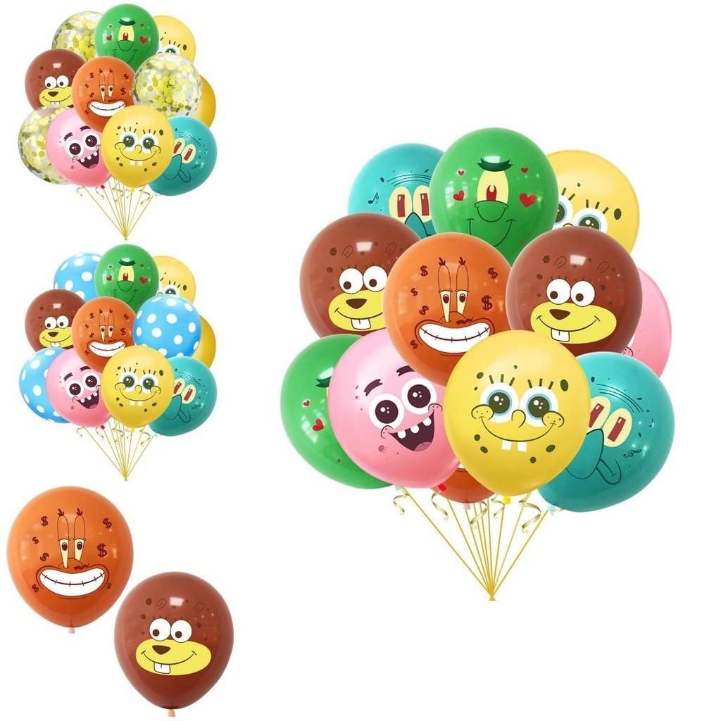 Adorable Spongebob Latex Balloons For Kids Birthday Party And Baby Shower Decorations
