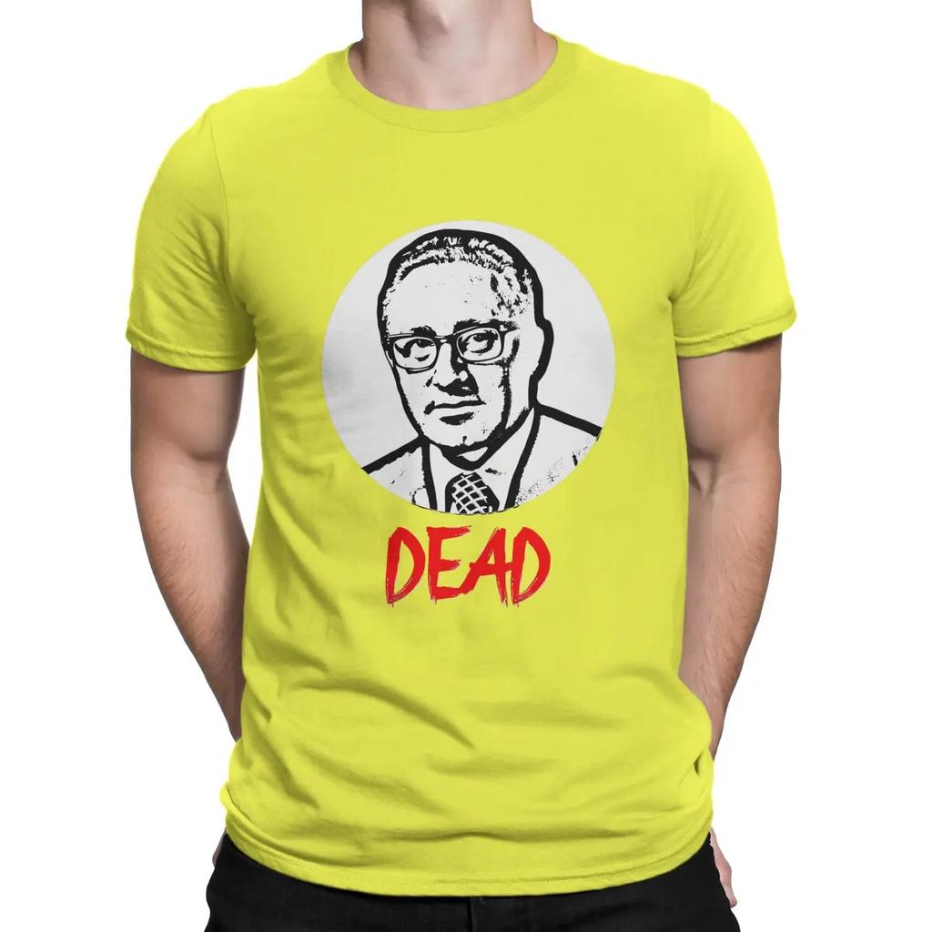 Hipster Henry Kissinger Dead T-Shirt Round Neck Cotton T Shirt Henry Alfred Kissinger Short Sleeve Tee Shirt Printed Unisex