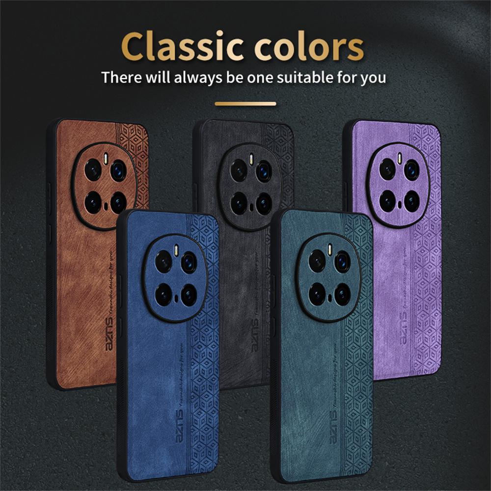 AZNS Für Honor Magic7 Pro 5G Hülle Schutzhülle PU-Lederbezogen TPU-Handyschale