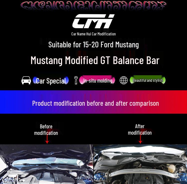 15-20 Ford Mustang GT Modified Stabilizer & Engine Top Bar - Original Forged Parts