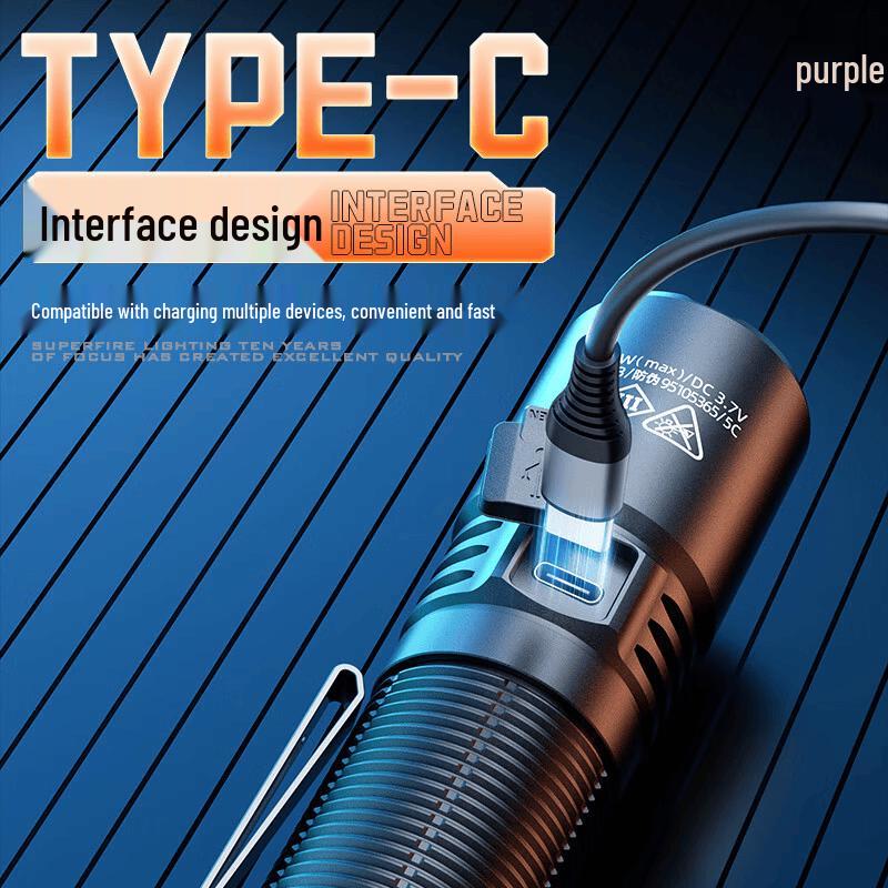 SupFire F1-A Portable Rechargeable LED Flashlight