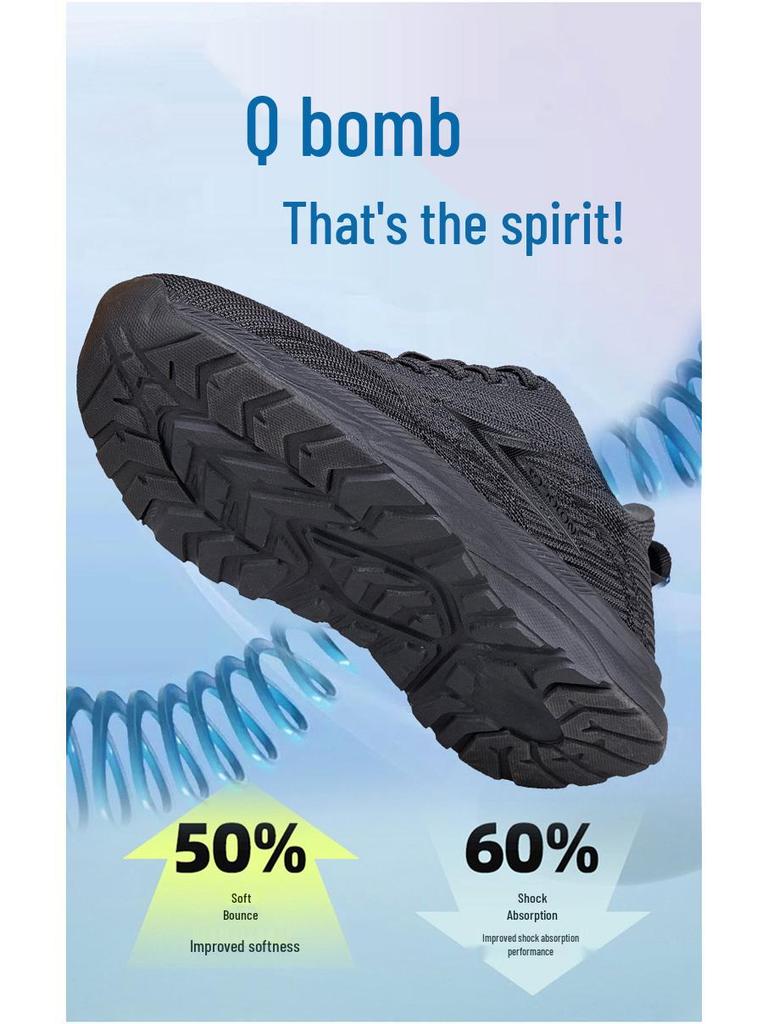 2025 Síťovina Plus Samet Protiskluzové Lehké Vycházkové Boty pro Střední Věk a Starší