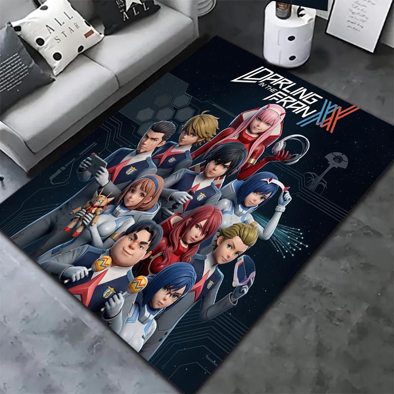 Franxx Carpet Rug For Living Room Bedroom Home Sofa Decoration Kids Play Nonslip Floor Mat